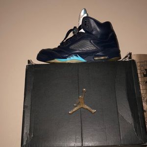 Blue Hornet Jordan 5’s